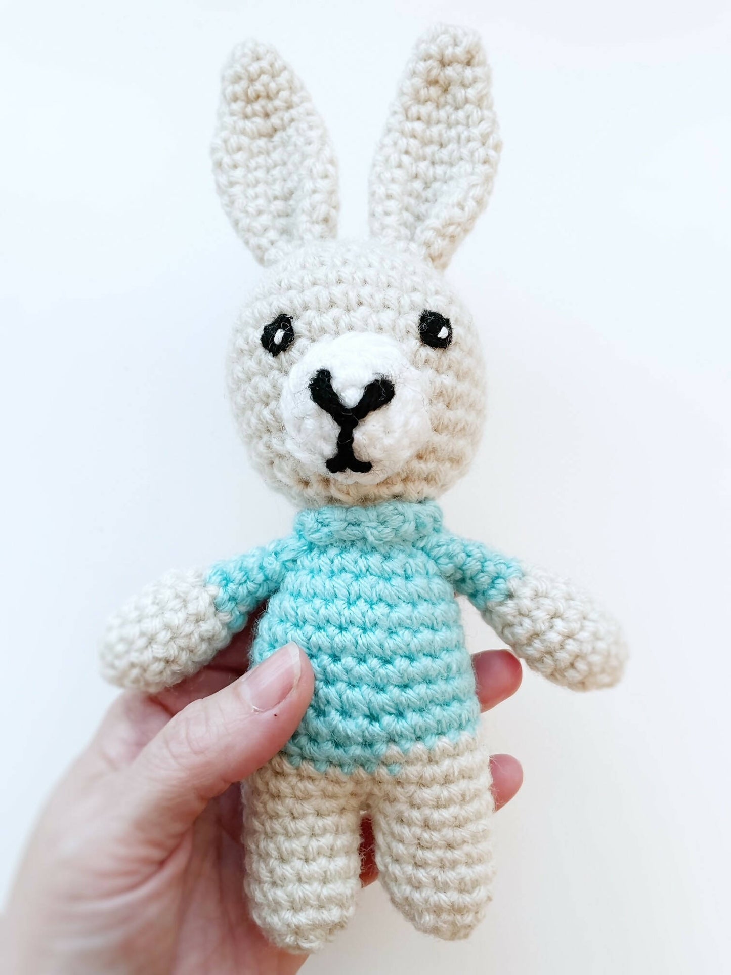 hand crochet bunnies