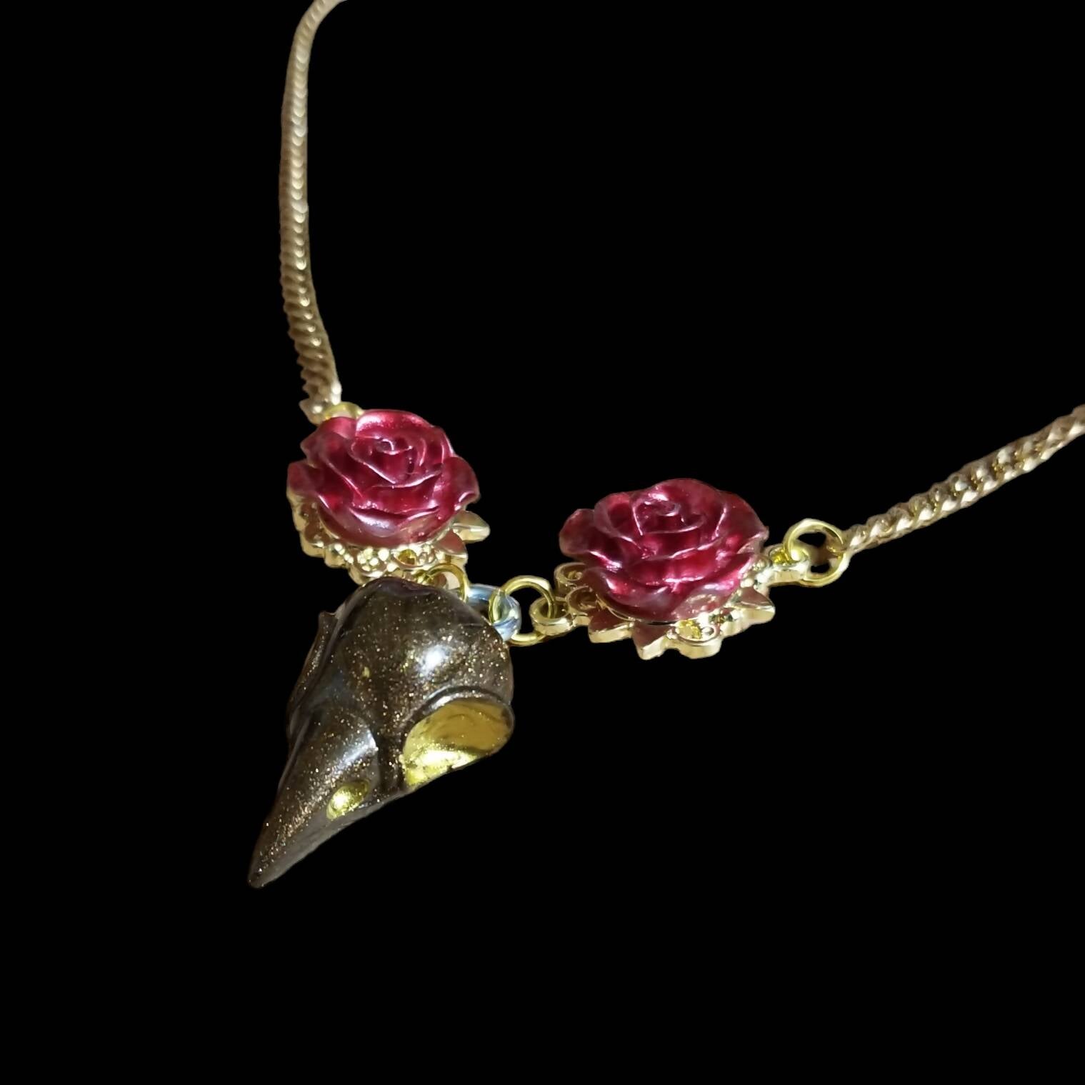 Roses & Ravens Necklace