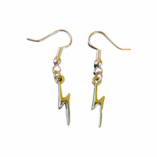 Lightning bolt earrings